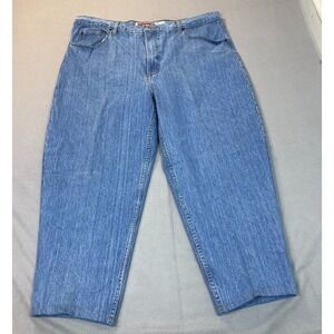 American eagle shorts long 40X25‎ Mens Loose Blue Denim  jeans pockets Grunge